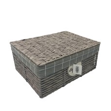 კალათა მოწნული ორგანაიზერი 37X28X17 MH-28690B-L