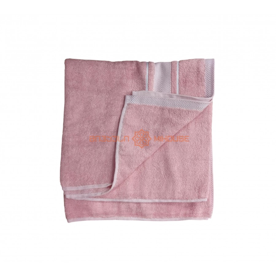 აბაზანის პირსახოცი,ზომა 70*140სმ,პოლიესტერი/კოტონი ,MH-34622