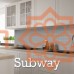 კედლის ფილა SUBWAY GREY 300X600