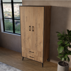 კარადა ფიჭვი 86 x 45 x 182 cm CM-2KGAR-0B1
