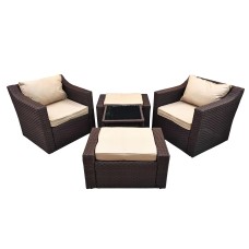 ავეჯის კომპლექტი MH-33259 4 სავარძლით და ტრანსფორმერი მაგიდით