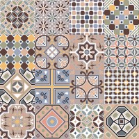 იატაკის ფილა MOSAICO MULTICOLOR GRES 45X45