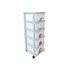 სათავსო პლასტმასის 5 განყოფილებიანი  35*40*97სმ MH-33680