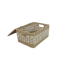 კალათა მოწნული ორგანაიზერი 37X27X17სმ MH-36830-L