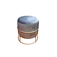 სათავსო სკამი, ხავერდი + რკინა, 40*40*42 სმ, MH-33912