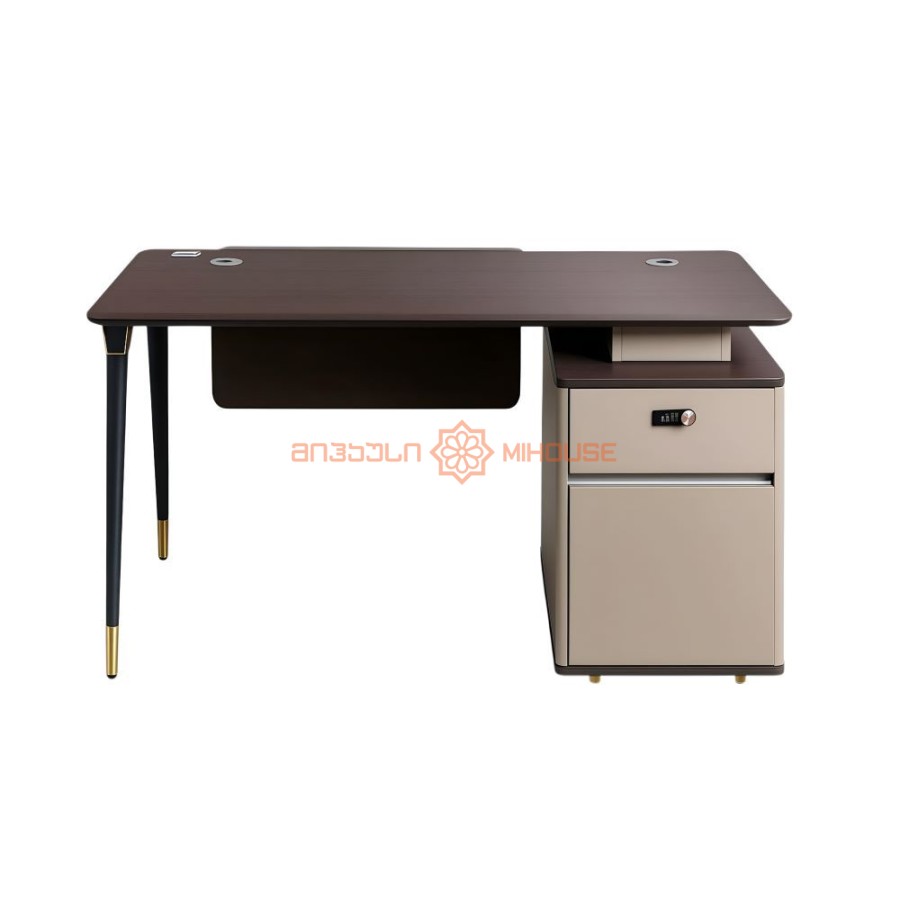 საოფისე მაგიდა, ეკოლოგიურად სუფთა დაფა, 120*60 სმ, ერთი კომპლექტი, MH-33931