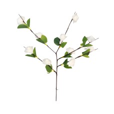 განათება ხელოვნური ყვავილის ტოტი ყვითელი ნათება MH-39066