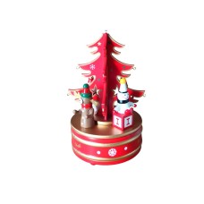 საახალწლო დეკორაცია მუსიკალური ნაძვის ხე MH-37022 10.8*22სმ
