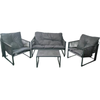 გარე ავეჯის კომპლექტი 2+1+1 მაგიდით GB-HC3130