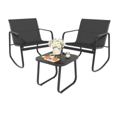 მაგიდა 2 სავარძლით GB-MYF5065 შავი