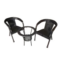 მაგიდა 2 სკამით GB-XFX-HBMH შავი