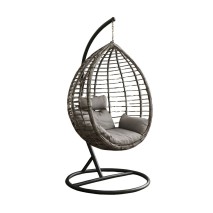 საქანელა-სავარძელი GB-XFX1142B ნაცრისფერი ნაცრისფერი ბალიშით