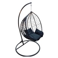 საქანელა-სავარძელი GB-XFX1142 შავი შავი ბალიშით