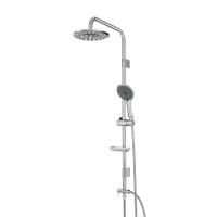 საშხაპე სისტემა Krista Tall Grey Chrome Chrome TLKR1050