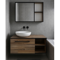 აბაზანის ავეჯი Allegro 90 სმ ხისფერი