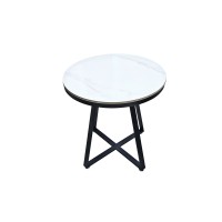 მაგიდა, ფიქალი+რკინა, ზომა: 50 სმ