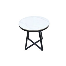 მაგიდა, ფიქალი+რკინა, ზომა: 50 სმ