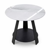 მაგიდა, ფიქალი+რკინა, ზომა: 70 სმ MH-36242