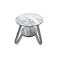 მაგიდები 2 ცალი მდფ და რკინა 60 სმ MH-36237