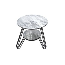 მაგიდები 2 ცალი მდფ და რკინა 60 სმ MH-36237