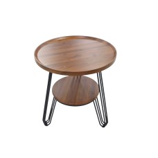 მაგიდა 2 ცალიანი მდფ+ რკინა 60 სმ MH-36238