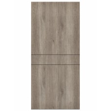 კარის კომპლექტი DL-02 220*80 Bleached Oak PP შავი კანტით (10)