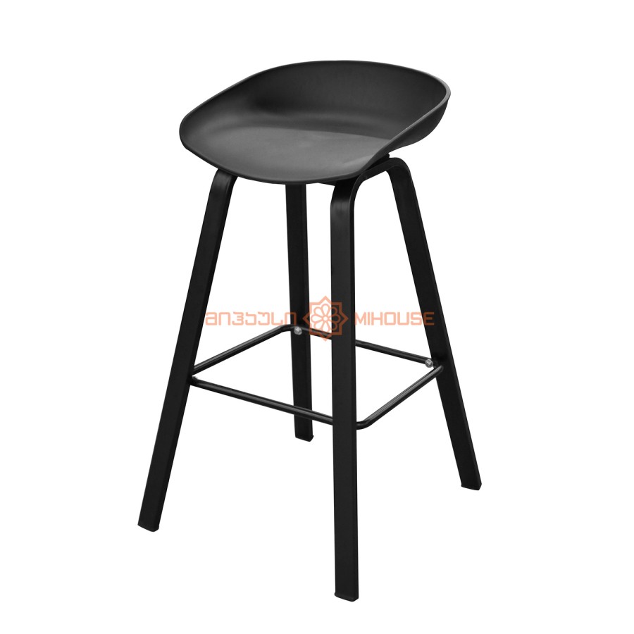 ბარის სკამი BM-WB02, შავი