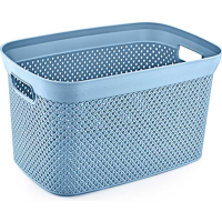 კალათა პლასტმასის მოწნული პატარა 1.3ლტ 13,5x18x7სმ 04 1276 18936 Hobby Life