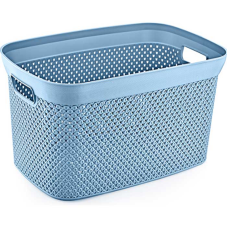 კალათა პლასტმასის მოწნული პატარა 1.3ლტ 13,5x18x7სმ 04 1276 18936 Hobby Life